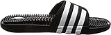 Adidas Herren Addissage Slides Flip Flops Dusch- & Badeschuhe, Schwarz (Black/Black/Running White Ftw), 39 1/3