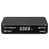 GT MEDIA GTT-2 DVB-T/T2 Receiver 4K Android 6.0 TV Box DVB-C Receiver Kabelreceiver, Amlogic S905D 2GB RAM+8GB ROM Quad-Core H.265 HEVC MPEG-2/4 WiFi 2.4Ghz PVR Smart TV Box