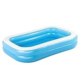 Bestway 54006 Family, Pool rechteckig für Kinder, leicht aufbaubar, blau, 262x175x51 cm, Color