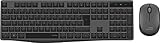 SPEEDLINK NEOVA Deskset - DE-Layout - kabelloses Set aus Tastatur und 3-Tasten-Maus - Waterdrop-Keycaps, Grau, SL-640305-GY