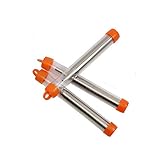 Namvo 3 PCS Taschenbalg Blow Fire Tube Edelstahl Faltbarer Blow Fire Tube für Kamingrills Lagerfeuer Blasen von Luft in EIN Feuer Reisen