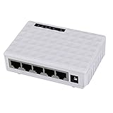 5-Ports Hub Verteiler im Netzwerk Ethernet-Switch 10/100 / 1000mbps Fast Ethernet Netzwerk Switch Lan-Hub Netzwerk-Splitter