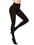 Amoretu Damen Strumpfhose Ultra Soft 80D Schwarz Größe L