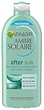 Garnier After Sun Lotion mit Aloe Vera, Kühlende Bodylotion, Ambre Solaire After Sun Beruhigende Feuchtigkeits-Milch, 1 x 400 ml