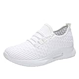 Fannyfuny Unisex-Erwachsene Turnschuhe Paar Sneaker Sportschuhe Atmungsaktiv Leichte Mesh Wanderschuhe Outdoor Gym/Fitness Laufschuhe Running Schuhe Herren Damen Komfortabel Wohnungen Schuhe 36-40