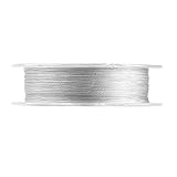 Alomejor 100m Angelschnüre PE 4 Stränge Geflochtenes Angelseil Super Strong Multi-Filament Angelschnur für Seefischerei Grau(1.5)
