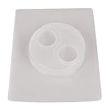 Rayher 3672900 Gießform: Teelichthalter 'Yin Yang' 12x8cm, Pet, Beton Gießformen, ideal zum Ausgießen mit Kreativ-Beton, Raysin-Gießpulver, Wachs, Seife