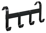 Kerbl 321362 Trensenhalter mit 4 Haken, schwarz
