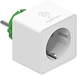 myStrom WiFi Switch, schaltbare Steckdose, misst Stromverbrauch & -Erzeugung, keine Bridge nötig, App, Sprachsteuerung mit Alexa & Google Home, IFTTT