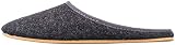 Estro Herrenhausschuhe Filz Hausschuhe Herren Filzpantoffel Hausschuh Männer Pantoffeln Pantoletten Slipper Mann Warm F01 (36, Graphit)