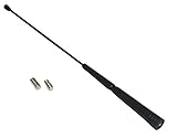 Aerzetix: Antennenstab Knüppel Antenne für Radio Auto Universal 25cm Dach Stabantenne