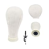 Mannequinkopf Kork Perücken-Display Styling-Kopf mit Befestigungsbohrung 55,9 cm (Tischklemme inklusive Ständer)