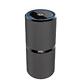 VOSAREA Auto Luftreiniger Dual USB Luftfilter Mini Tragbarer Luftfilter für Automobile und kleine Raucher Rauch Staubform