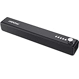 TV Soundbar 40W, Mpow TV Lautsprecher 2.0 Kanal 3D Stereo Sound, Bluetooth 5.0 TV Soundbar Lautsprecher für Fernseher, Professionelle DSP Bass TV Bar Unterstützt HDMI/LWL/AUX/RCA/USB