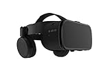 VR SHARK X6 - VR Brille / Headset / VR-Box kompatibel zu 4,7 - 6,2 Android Smartphones von Samsung, Sony, HTC, LG, Huawei, Motorola, Xiaomi, Asus, Google Pixel [Bluetooth]