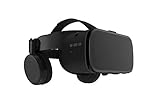 VR SHARK X6 - VR Brille / Headset / VR-Box kompatibel zu 4,7 - 6,2 Android Smartphones von Samsung, Sony, HTC, LG, Huawei, Motorola, Xiaomi, Asus, Google Pixel [Bluetooth]