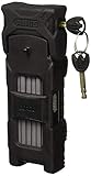 ABUS Faltschloss Bordo Big 6000/120 mit Schlosstasche - Fahrradschloss aus gehärtetem Stahl - ABUS-Sicherheitslevel 10 - 120 cm - Schwarz