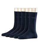 ESPRIT Damen Socken Solid, 5er Pack, Blau (Marine 6120), 36-41
