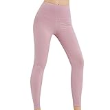 YUPENG Sport Leggings Damen Yoga Hose Hohe Taille Jogginghose Lange Blickdichte Komfortabel Strumpfhosen Joggen Fitness Gym Workout Trainingshose M