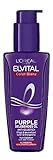 L'Oréal Paris Elvital Haaröl für blondes, gesträhntes, graues Haar, Neutralisiert Gelbtöne, Color Glanz Purple Belebendes Öl gegen Gelbstich, 1 x 100 ml