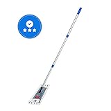 Putzen wie die Profis - Bodenwischer-Set - Wischmopp mit Teleskopstiel 170 cm - Höhenverstellbar - Putzsystem - Magnetische Halterung - Innovatives Wischsystem - Mikrofaserbezug - inkl. GlasRein