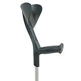 Crutch höhenverstellbare Aluminium schwarz Farbe