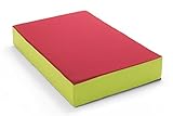 Hüpfmatratze in tollen Farben für alle kleinen Hüpfer 107x70x17 cm rot/grün