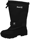 Kamik Herren GREENBAY4 Schneestiefel, Schwarz (Black Blk), 41