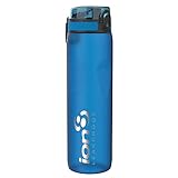 Ion8 Auslaufsichere 1 Liter Sport Trinkflasche, BPA-frei, Blau