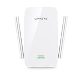 Linksys RE6300W-EU AC750 WLAN Repeater (750 Mbit/s, Dual Band, WPS, Gigabit Port), weiss