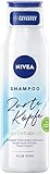 NIVEA Zarte Köpfe Shampoo Feuchtigkeit (300 ml), feuchtigkeitsspendendes Shampoo pflegt Haar- und Kopfhaut, pH-optimiertes Haarshampoo für gesunde Kopfhaut