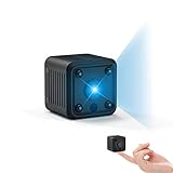 CACAGOO Mini Kamera, 1080P Mini Überwachungskamera mit Bewegungsmelder und Speicher Aufzeichnung Mikro WiFi IP Kamera,Compact Sicherheit Kamera für Innen und Aussen