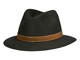 Borsalino Rustico Outdoor Traveller aus Kaninhaarfilz - Schwarz (420) - 55 cm