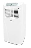 SUNTEC 15496 RAPIDO 9.0 Eco R290 mobiles lokales Klimagerät für max. 80 m³ (~34 m²), 9.000 BTU/h, 2645 W, Weiß
