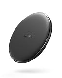 Anker PowerWave Wireless Charger Ladepad, Kabelloses 10W Ladegerät, Qi-Zertifiziert, Kompatibel mit iphone 11/11 Pro/11 Pro max/XR/XS/X/8,10W Schnellladungen, Samsung Galaxy S10/S9 / S9+ /S8/S8+ usw.