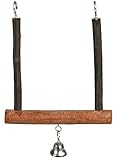 Trixie 5831 Natural Living Trapezschaukel mit Glocke, 12 × 15 cm