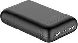 reVolt Supercharge-Powerbank: USB-Powerbank mit 20 Ah, Quick Charge, PD und Super Charge, 22,5 Watt (Powerbank Power-Delivery)