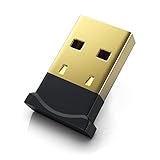 CSL - USB Bluetooth Adapter V4.0 Mini - Bluetooth Dongle Stick - Windows 10 8.1 8 7 XP Vista - für PC HiFi Lautsprecher Kopfhörer