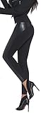 Firstclass Trendstore Shapeleggings teilw. Lederoptik Gr. S-XXL, formend modellierend schlankmachend Leggins Push-up (Ally L)