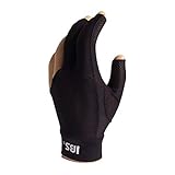 Manuel Gil Handschuh Billard IBS Glove Gold Mesh Black