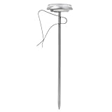 Cikonielf Thermometer Verstellbarer hängender Kaffeeschaum Thermometer Temperaturmesser mit Clip Küchenwerkzeuge mit Temperatur-Feuchtigkeits-Monitor(Short Type)