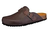 Lico Unisex-Erwachsene Bioline Clog Pantoffeln (Braun, Numeric_45)