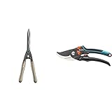 GARDENA Heckenschere NatureCut: Robuste Gartenschere zum Schneiden, 23 cm & Gartenschere B/S XL: Pflanzenschonende Baumschere mit Bypass-Schneide für Äste und Zweige, max. Schneid-Durchmesser 24 mm
