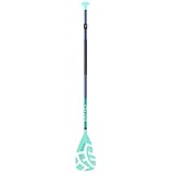 ARIINUI SUP Paddel Alu 170-210 3-TLG Navy Türkis Stand up Paddle ovaler Schaft