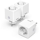 Hama WLAN Steckdose Advanced 3er Pack, Mini Plug, (smarte Steckdose ohne Hub, WiFi Steckdose für Sprach- u. App-Steuerung, für z.B. Heimkino, Stehlampe, Ventilator, 3680W, 16A) weiß