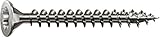 SPAX Universalschraube aus Edelstahl rostfrei A2, 5,0 x 50 mm, 200 Stück, T-STAR plus, Senkkopf, Vollgewinde, 4CUT, 1197000500503