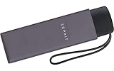 Esprit Taschenschirm Petito, 91 cm, Excalibur (Grau)