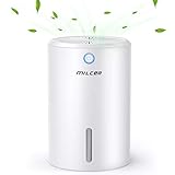 MILcea Luftentfeuchter 900ml 22.5W Elektrisch Entfeuchter Mini Luftentfeuchter Leise Luftentfeuchter für Hause Schlafzimmer Kellerräume Schrank Wohnwagen Büro Entfeuchter