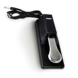 HQRP universell Sustainpedal Taster für Casio SP-2, SP2, SP-10, SP10, LK-92, LK-92TU, LK-93, LK-93TU, LK-94, LK-94TU, WK-110 Keyboards