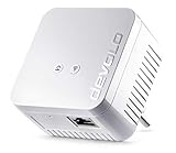 devolo dLAN 550 WiFi Powerline (Internet über die Steckdose, WLAN, 1x LAN Port, 1x Powerlan Adapter, PLC Netzwerkadapter, WLAN Verbessern, Wifi Booster, Wifi Move) Weiß